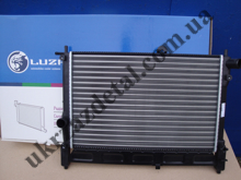  Зображення Радиатор охлаждения Ланос без кондиционера алюминевый LUZAR LRc 0563 