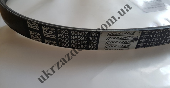 Изображение Ремень генератора Ланос без г/у Roulunds 6PK870