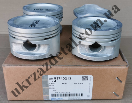  Зображення Поршни Ланос 1,5 +0,25 GM 93740213 