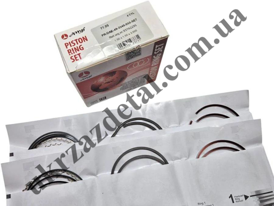  Зображення Кільця поршневі +0.5 Ланос 1.5 AMP 49-3548-050 