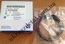  Зображення Кольца поршневые (стандарт) (к-кт) Lanos 1.6. GM 93740225 