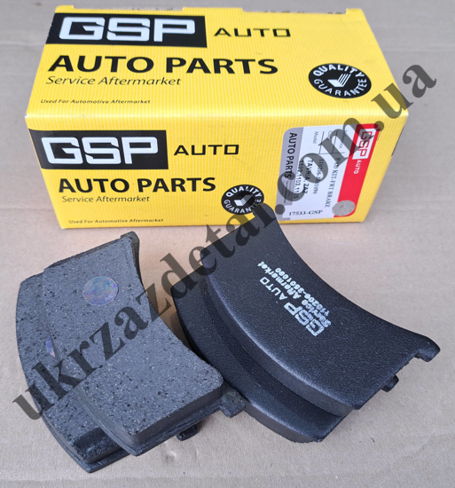 Изображение Колодки тормозные передние (к-кт) Таврия Славута. GSP 110206-3501090