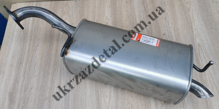 Изображение Глушитель задний Авео хэтчбек, Vida хэтчбек. Bosal-ЗАЗ SF48YP-1201009,141-011